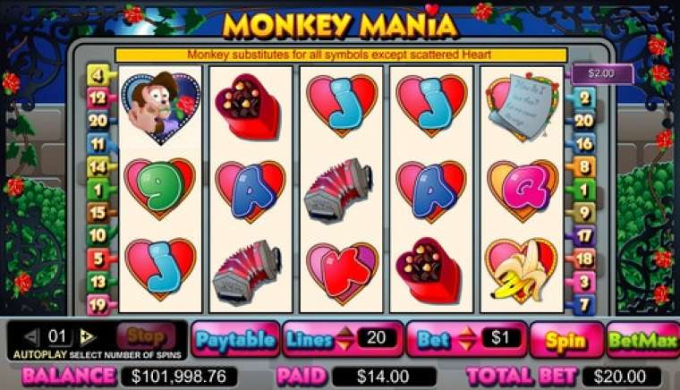 Play Monkey Mania slot