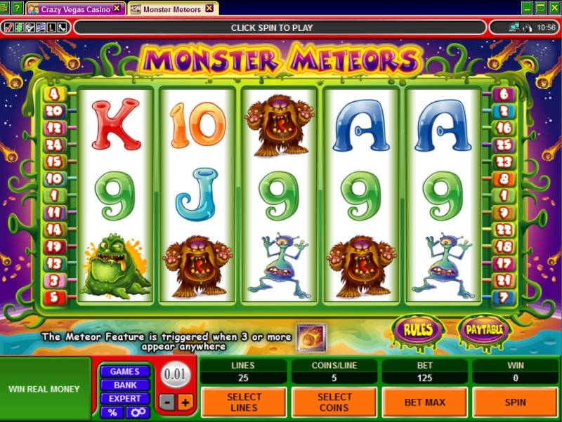 Monster Meteors slot