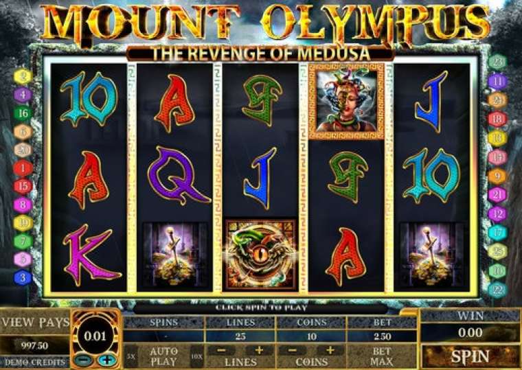 Play Mount Olympus – The Revenge of Medusa slot