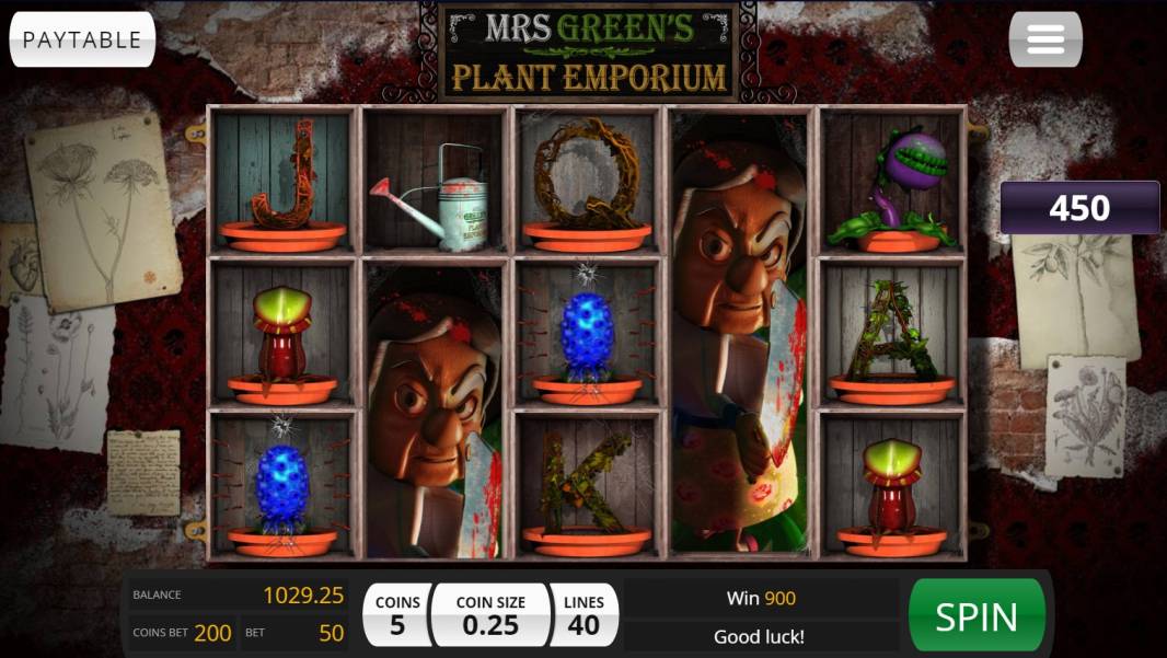 Mrs. Green’s Plant Emporium slot