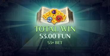 Mystery Garden: Winnings
