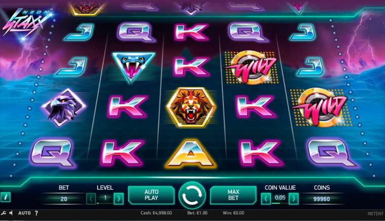 Play Neon Staxx slot