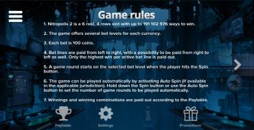 Nitropolis 2: Rules