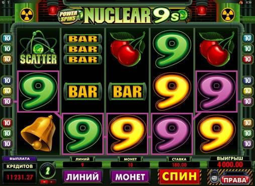 Nuclear 9s – Power Spins slot