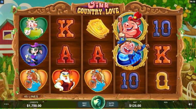 Play Oink Country Love slot