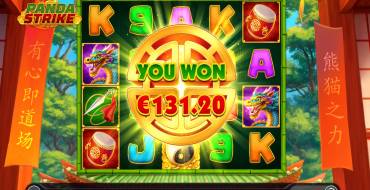 Panda Strike: Winnings