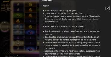 PapayaPop: Rules