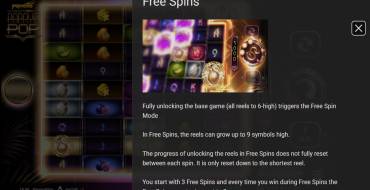 PapayaPop: Free spins and/or respins