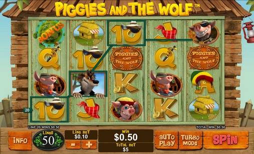 Piggies and the Wolf slot