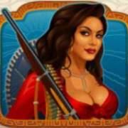 Pistoleras: The brunette with the carabiner.