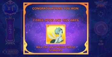 PixiePop: Free spins and/or respins
