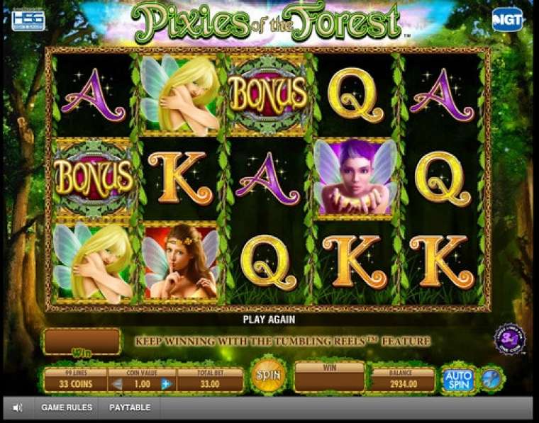 Play Pixies of the Forest slot