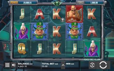 Power Force Villains slot