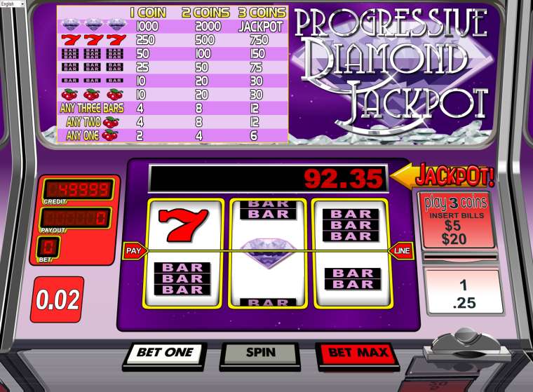 Play Progressive Diamond Jackpot slot