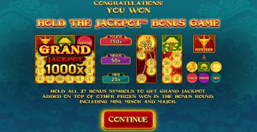 Prosperity Reels: Free spins and/or respins