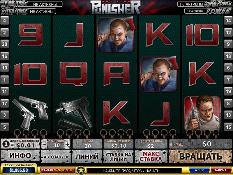 Punisher: War Zone slot
