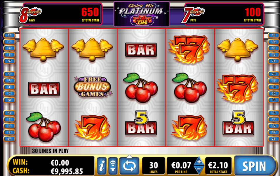 Quick Hit Platinum slot