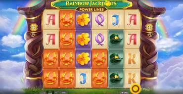 Rainbow Jackpots Power Lines: Slot machine