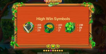 Rainbow Mania: Major symbols