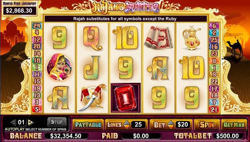 Rajah’s Rubies slot