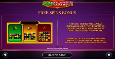 Rakin' Bacon: Free spins and/or respins