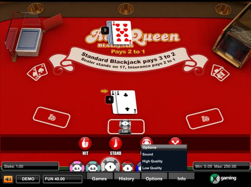 Red Queen Blackjack online