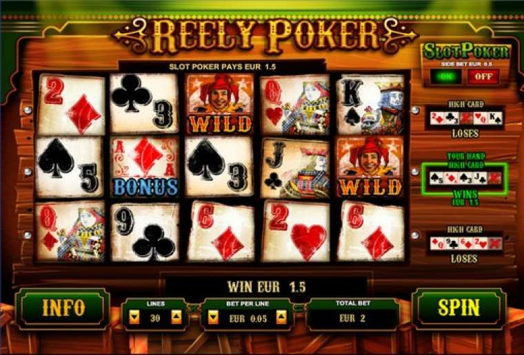 Play Reely Poker slot