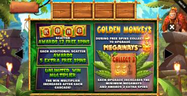 Return of Kong Megaways: Free spins and/or respins