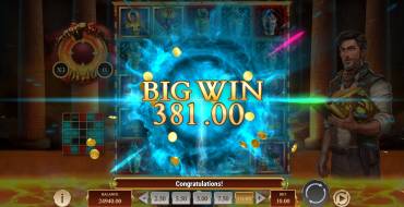 Rich Wilde and the Tome of Dead: Winnings