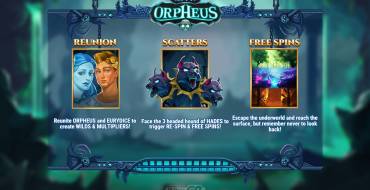 Rise of Orpheus: Unique features