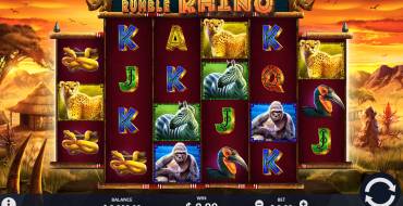 Rumble Rhino: Slot machine