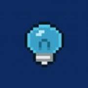 Santa's Stack: Blue light