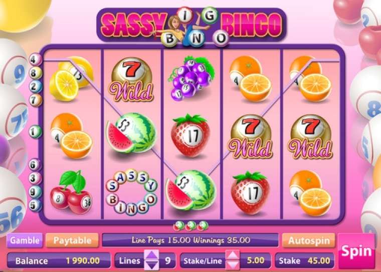Play Sassy Bingo slot