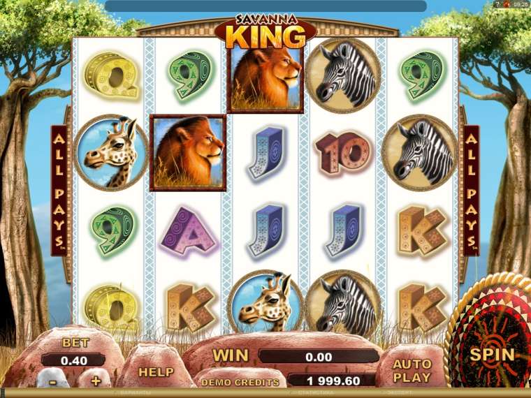 Play Savanna King slot
