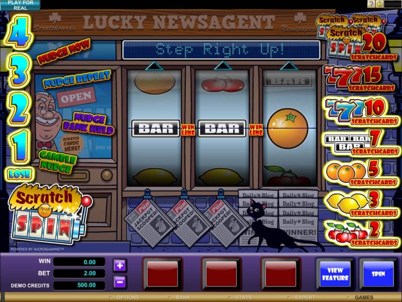 Scratch N Spin slot
