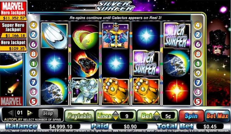 Play Silver Surfer slot