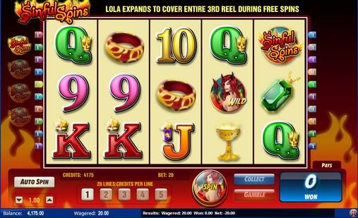 Sinful Spins slot