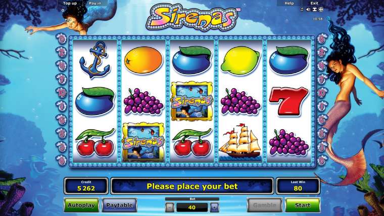 Play Sirenas slot
