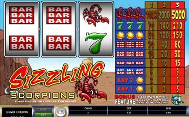 Sizzling Scorpions slot