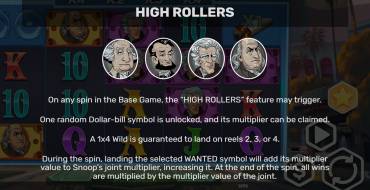 Snoops High Rollers: Unique features