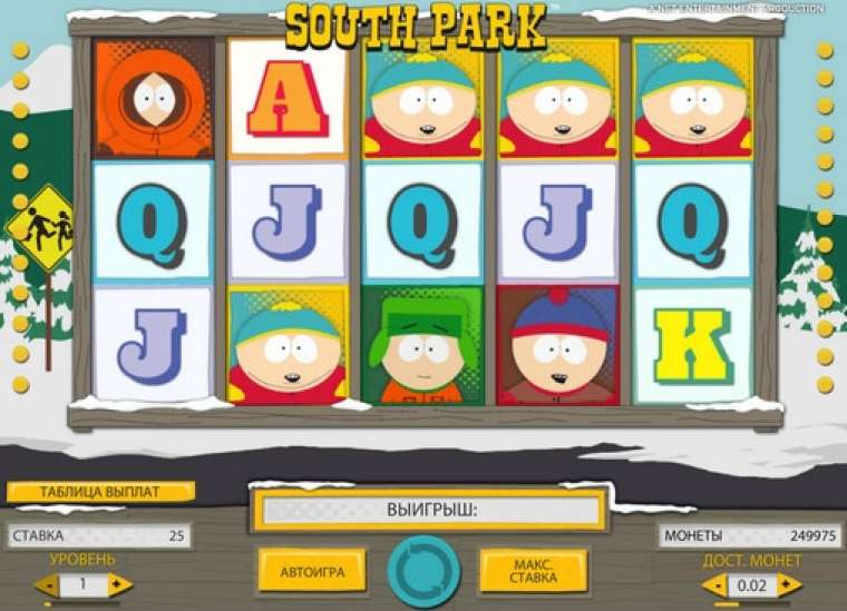 Play South Park slot