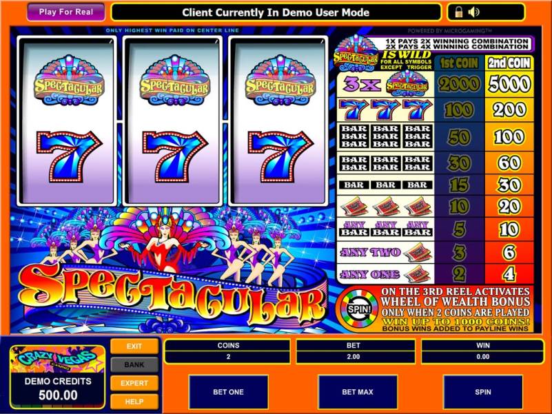 Spectacular Slots slot
