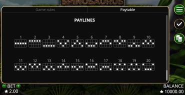 Spinosaurus: Lines