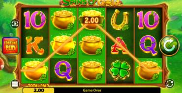 Spins O' Gold Fortune Play: Winnings