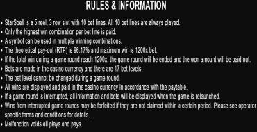 Star Spell: Rules