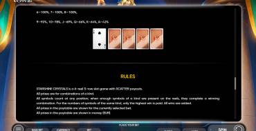 Starshine Crystals: Rules