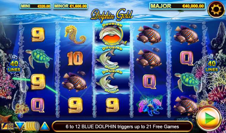 Play Stellar Jackpots with Dolphin Gold slot