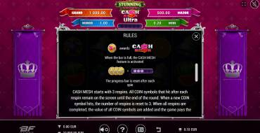 Stunning Crown Cash Mesh Ultra: Bonus games