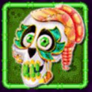 Sugar Skulls: Green skull