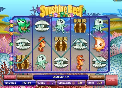 Sunshine Reef slot